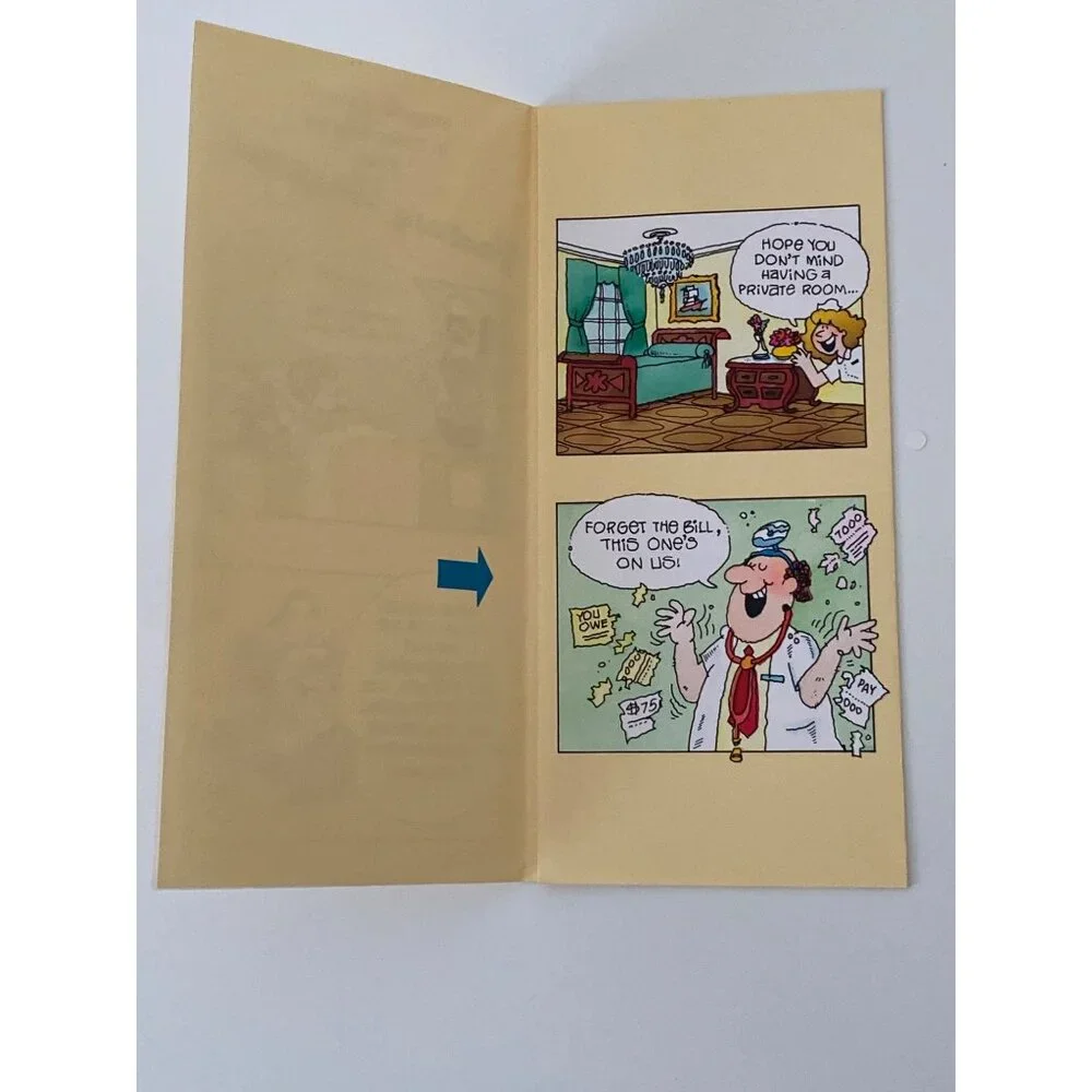 Hallmark Contemporary 2 style Greeting Card Hospital Get Well Soon Lot of 7 NOS